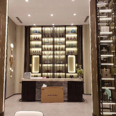 簡約鈦金不銹鋼裝飾柜 簡約鈦金不銹鋼裝飾柜