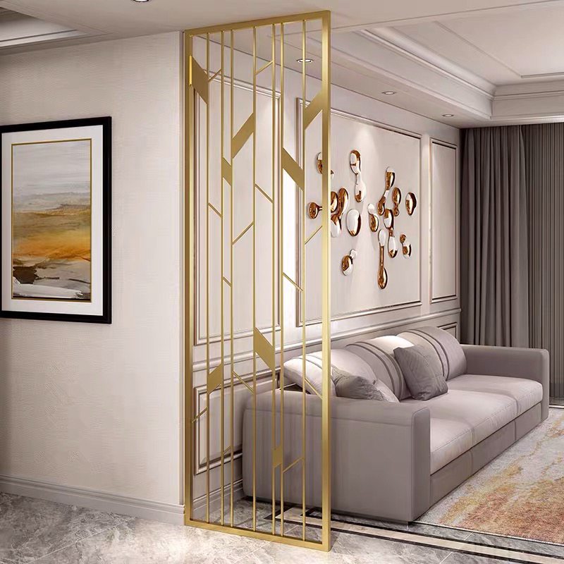 新中式不銹鋼屏風(fēng)隔斷客廳新中式進門遮擋輕奢金屬入戶玄關(guān)現(xiàn)代 新中式不銹鋼屏風(fēng)隔斷客廳新中式進門遮擋輕奢金屬入戶玄關(guān)現(xiàn)代
